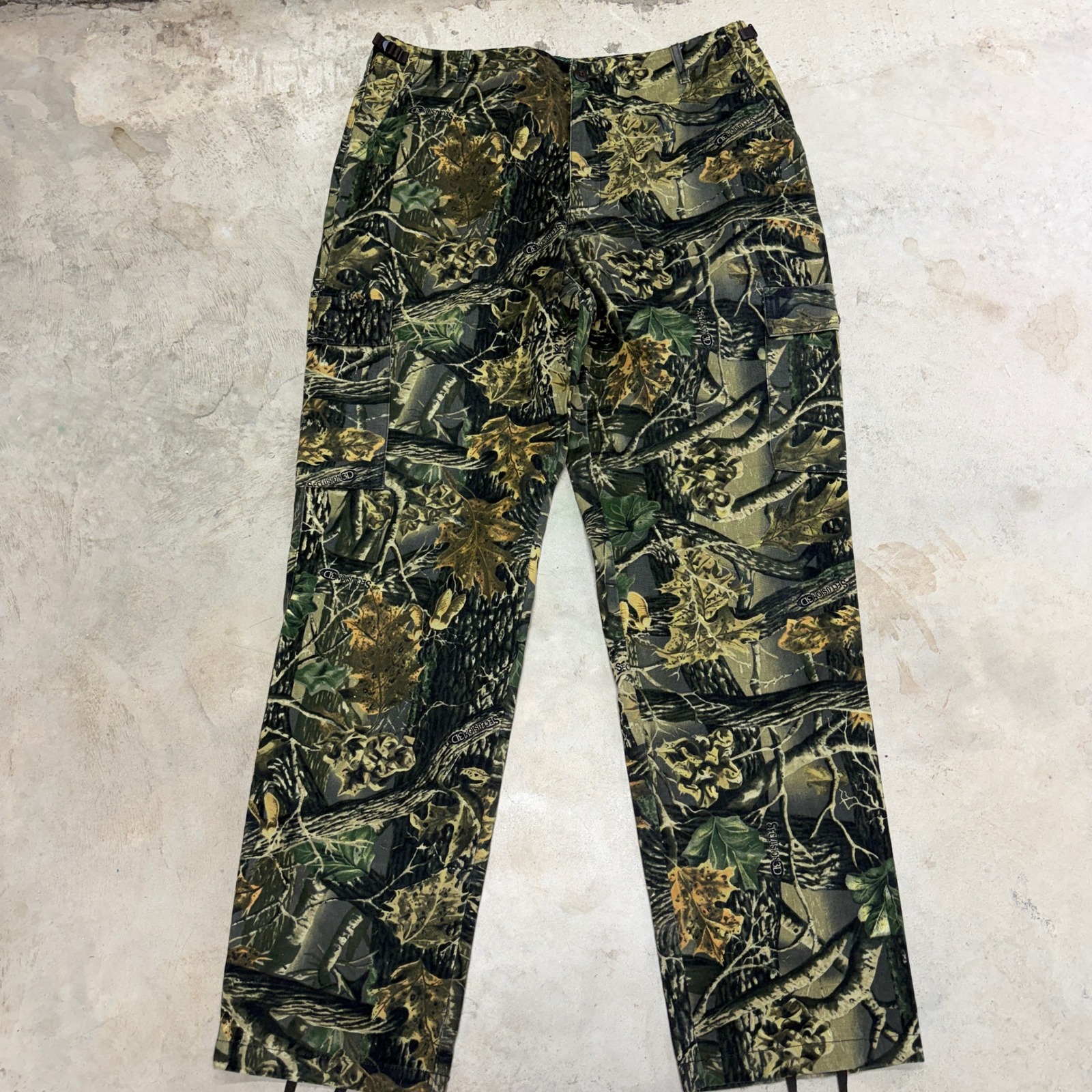 Cabelas Outdoor Gear Camo Cargo Pants Hunting Fishing Men Size 40 Tall Grande